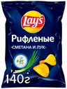 Чипсы картофельные Lay's сметана-лук 140 г