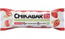 Батончик глазированный Chikalab Клубника со сливками, 60 г