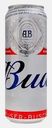 Пиво Bud светлое фильтрованное пастеризованное 5% 450мл