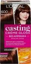 Краска-уход для волос CASTING CREME GLOSS 600 Темно-русый, без аммиака, 180мл