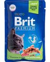 Влажный корм для стерилизованных кошек Brit Premium Цыплёнок в соусе, 85 г