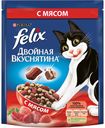 Корм сухой Felix Двойная вкуснятина с мясом для кошек, 300г