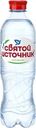 Вода питьевая СВЯТОЙ ИСТОЧНИК газированная, 0.5л