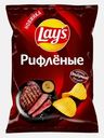 Чипсы рифленые Стейк Рибай с перечным соусом Lays 140г