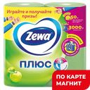 ZEWA Plus т/бум Зеленая с аром яблока 2сл 4рул:24