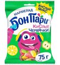 Мармелад Бон Пари Кислые червячки жевательный фрукты, 75г
