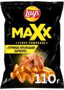 Чипсы Lays Maxx из натурального картофеля со вкусом куриных крылышек барбекю, 110г