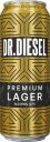 Пиво Dr. Diesel Премиум Лагер 4,7% светлое, 0,43 л