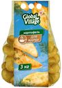 Картофель Global Village фасованный мытый для жарки, 3кг