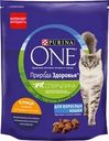 Корм сухой для взрослых кошек PURINA ONE Природа здоровья с высоким  содержанием курицы, 680г