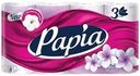 Бумага туалетная PAPIA Bali Flower 3-слоя, 8шт