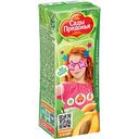 Сок детский Сады Придонья Яблоко-Абрикос с мякотью, с 5 месяцев, 0,2л