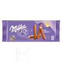 Печенье-палочки MILKA LILA STICKS покрытое молочным шоколадом 112г