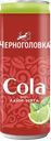 Напиток газ Черноголовка кола лайм мята Аквалайф ж/б, 0,33 л