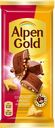 Шоколад молочный ALPEN GOLD, Соленый арахис и крекер, 90г