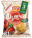 Чипсы Lays картофельные со злаками со вкусом Вяленых томатов и базилика, 81г
