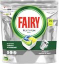 Капсулы для посудомоечных машин Fairy Platinum All in One Лимон, 70 шт.