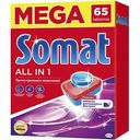 Средство для посудомоечных машин Somat All in One, 65 таблеток