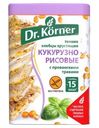 Хлебцы Dr.Korner кукурузно-рисовые с прованскими травами без глютена хрустящие, 100г