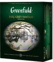 Чай черный GREENFIELD Эрл Грей Фэнтази, 100 пакетиков 