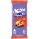 Шоколад MILKA, Молочный с печеньем, 87г