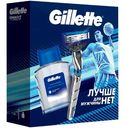 Набор для бритья Gillette Mach3 Бритва с 1 сменной кассетой и Лосьон после бритья Arctic Ice, 50мл