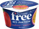 Йогурт VIOLA FREE безлактозный с наполнителем Клубника, маракуйя 2,7%, без змж, 180г