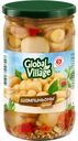 Грибы GLOBAL VILLAGE Шампиньоны маринованные 330г