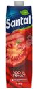 Сок Santal томатный с мякотью восстановленный с солью, 1л