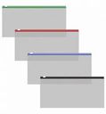 Zip-пакет А4 ErichKrause Fizzy Clear, 255×130 мм