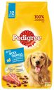 Сухой корм Pedigree для взрослых собак всех пород с говядиной 2,2 кг