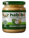 Пюре Habibi Яблоко и груша с 4мес 100г