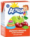 Сок АГУША, Яблоко-вишня, 200мл
