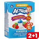 АГУША Укрепляйка Каша мол/рис клуб/земл/ябл с 6мес 200мл:10