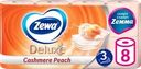 Бумага туалетная ZEWA Deluxe 3-слоя с ароматом персика