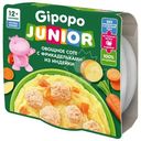 Овощное соте Gipopo Junior с фрикадельками из индейки для детей c 12 месяцев, 150г