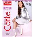 Носки детские Conte-kids Sara цвет: bianco белый, р.32-34, 20 den