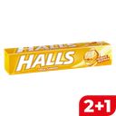 HALLS Карамель леденц мед/лимон 25г бум/уп(Монделис):12/360