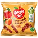 Мармелад Фрути Хит Косички из яблок и персиков фруктовый жевательный, 45г