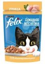 Влажный корм для взрослых кошек "Домашняя вкуснятина", FELIX, с птицей, 75 г