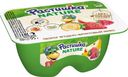 Творог Nature с клубникой, малиной, бананом и яблоком, 3,5%, Растишка, 95 г
