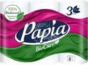 Бумага Papia Biocare туалетная 3 слоя 6 рулонов