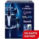 ПН CLEAR+REXONA СПОРТ Гель для душа 180мл+Шампунь 200мл:6