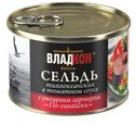 Сельдь Владкон в томате с овощами по-гавайски 250г