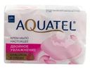 Крем-мыло туалетное, AQUATEL, 300 г (4х75 г), в ассортименте