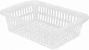 Корзина для хранения Plast Team PT5002 с ручками цвет: натуральный, 30,0×20,0×8,5 см