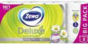 Туалетная бумага Zewa Deluxe Ромашка 3 слоя, 8 рулонов