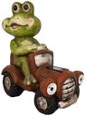 Фигура садовая Green Way Лягушка на тракторе со светильником на солнечной батарее 37см арт21093