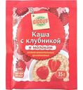 Каша овсяная с клубникой и молоком, 35г