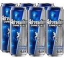 Энергетический напиток Adrenaline Game Fuel, 05л, Банка (6 шт)